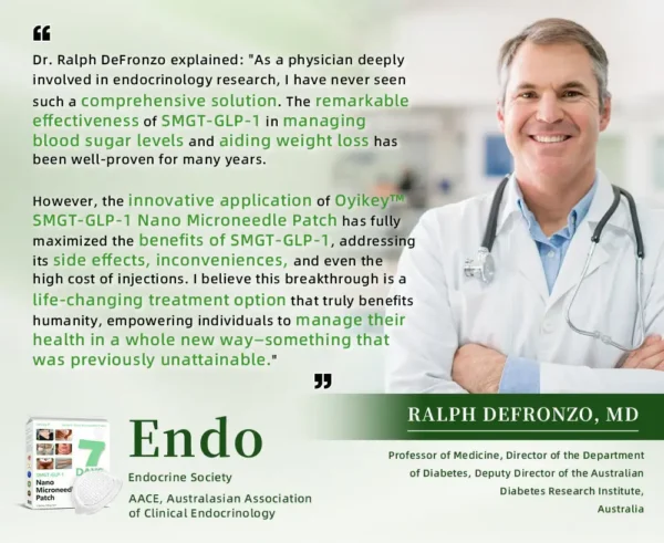 𝐋𝐞𝐫𝐜𝐞𝐚® SMGT-GLP-1 Nano Microneedle Patch
