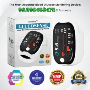 Lercea™ Ceoerty GlucoSense Laser Blood Glucose Monitoring Device