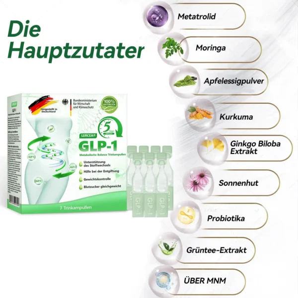 LERCEA® GLP-1 Metabolische Balance Oral-Ampullen