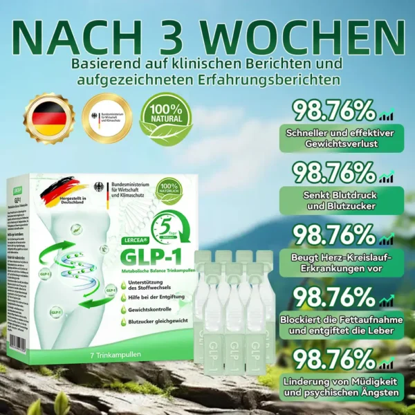 LERCEA® GLP-1 Metabolische Balance Oral-Ampullen