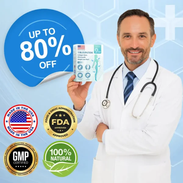 LERCEA® SMGT-GLP-1 Tirzepatide & Collagen Nano Microneedle Weight Loss Patch