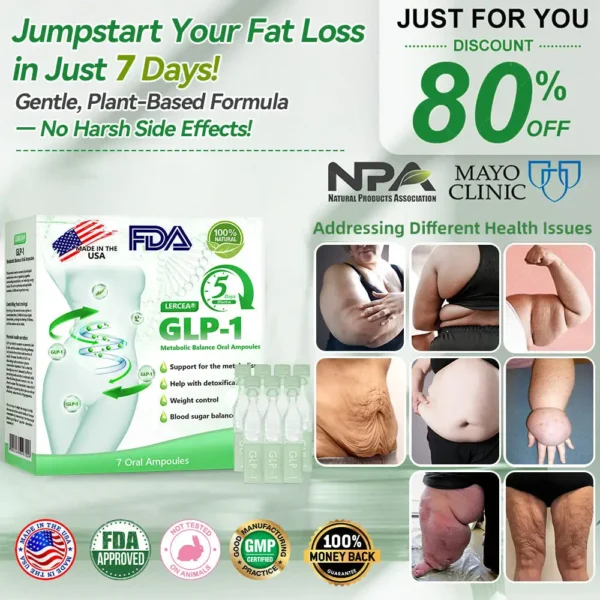 𝐔.𝐒. 𝐃𝐨𝐜𝐭𝐨𝐫 𝐑𝐞𝐜𝐨𝐦𝐦𝐞𝐧𝐝𝐞𝐝👩‍⚕️|📢𝐋𝐄𝐑𝐂𝐄𝘼® 𝐺𝐿𝑃-𝟏 𝗠𝘂𝗹𝘁𝗶-𝗔𝗰𝘁𝗶𝗼𝗻 𝗢𝗿𝗮𝗹 𝗔𝗺𝗽𝗼𝘂𝗹𝗲𝘀 (𝐉𝐮𝐬𝐭 𝐨𝐧𝐜𝐞 𝐚 𝐝𝐚𝐲, 𝐯𝐢𝐬𝐢𝐛𝐥𝐞 𝐜𝐡𝐚𝐧𝐠𝐞𝐬 𝐢𝐧 𝟕 𝐝𝐚𝐲𝐬) 𝐅𝐨𝐫 𝐨𝐛𝐞𝐬𝐢𝐭𝐲, 𝐜𝐚𝐫𝐝𝐢𝐨𝐯𝐚𝐬𝐜𝐮𝐥𝐚𝐫 𝐡𝐞𝐚𝐥𝐭𝐡, 𝐝𝐢𝐚𝐛𝐞𝐭𝐞𝐬, 𝐬𝐥𝐞𝐞𝐩 𝐚𝐩𝐧𝐞𝐚, 𝐆𝐮𝐭 𝐇𝐞𝐚𝐥𝐭𝐡, 𝐣𝐨𝐢𝐧𝐭 𝐢𝐬𝐬𝐮𝐞𝐬, 𝐚𝐧𝐝 𝐦𝐨𝐫𝐞📢