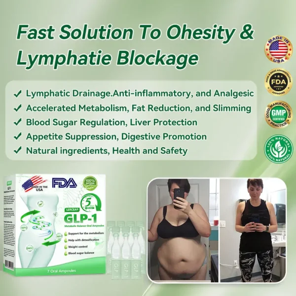 𝐔.𝐒. 𝐃𝐨𝐜𝐭𝐨𝐫 𝐑𝐞𝐜𝐨𝐦𝐦𝐞𝐧𝐝𝐞𝐝👩‍⚕️|📢𝐋𝐄𝐑𝐂𝐄𝘼® 𝐺𝐿𝑃-𝟏 𝗠𝘂𝗹𝘁𝗶-𝗔𝗰𝘁𝗶𝗼𝗻 𝗢𝗿𝗮𝗹 𝗔𝗺𝗽𝗼𝘂𝗹𝗲𝘀 (𝐉𝐮𝐬𝐭 𝐨𝐧𝐜𝐞 𝐚 𝐝𝐚𝐲, 𝐯𝐢𝐬𝐢𝐛𝐥𝐞 𝐜𝐡𝐚𝐧𝐠𝐞𝐬 𝐢𝐧 𝟕 𝐝𝐚𝐲𝐬) 𝐅𝐨𝐫 𝐨𝐛𝐞𝐬𝐢𝐭𝐲, 𝐜𝐚𝐫𝐝𝐢𝐨𝐯𝐚𝐬𝐜𝐮𝐥𝐚𝐫 𝐡𝐞𝐚𝐥𝐭𝐡, 𝐝𝐢𝐚𝐛𝐞𝐭𝐞𝐬, 𝐬𝐥𝐞𝐞𝐩 𝐚𝐩𝐧𝐞𝐚, 𝐆𝐮𝐭 𝐇𝐞𝐚𝐥𝐭𝐡, 𝐣𝐨𝐢𝐧𝐭 𝐢𝐬𝐬𝐮𝐞𝐬, 𝐚𝐧𝐝 𝐦𝐨𝐫𝐞📢