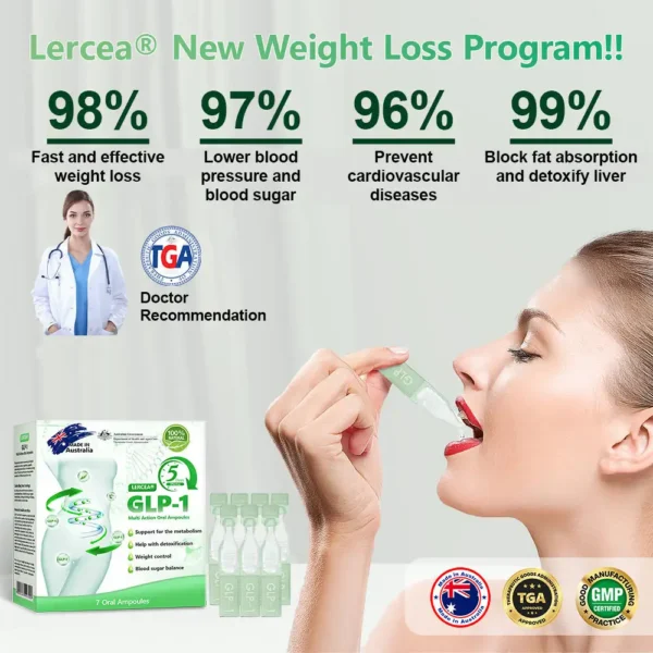 𝑨𝒖𝒔𝒔𝒊𝒆 𝑫𝒐𝒄𝒕𝒐𝒓 𝑹𝒆𝒄𝒐𝒎𝒎𝒆𝒏𝒅𝒆𝒅 👩‍⚕️| 𝐋𝐸𝗥𝘾EA® 𝐺𝐿𝑃-𝟏 𝗠𝘂𝗹𝘁𝗶-𝗔𝗰𝘁𝗶𝗼𝗻 𝗢𝗿𝗮𝗹 𝗔𝗺𝗽𝗼𝘂𝗹𝗲𝘀 💧 (𝐉𝐮𝐬𝐭 𝐎𝐧𝐞 𝐚 𝐃𝐚𝐲, 𝐕𝐢𝐬𝐢𝐛𝐥𝐞 𝐑𝐞𝐬𝐮𝐥𝐭𝐬 𝐢𝐧 𝟕 𝐃𝐚𝐲𝐬)𝐅𝐨𝐫 𝐨𝐛𝐞𝐬𝐢𝐭𝐲, 𝐜𝐚𝐫𝐝𝐢𝐨𝐯𝐚𝐬𝐜𝐮𝐥𝐚𝐫 𝐡𝐞𝐚𝐥𝐭𝐡, 𝐝𝐢𝐚𝐛𝐞𝐭𝐞𝐬, 𝐬𝐥𝐞𝐞𝐩 𝐚𝐩𝐧𝐞𝐚, 𝐆𝐮𝐭 𝐇𝐞𝐚𝐥𝐭𝐡, 𝐣𝐨𝐢𝐧𝐭 𝐢𝐬𝐬𝐮𝐞𝐬, 𝐚𝐧𝐝 𝐦𝐨𝐫𝐞 💎