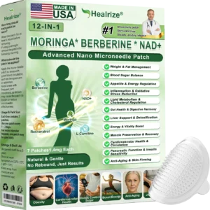 H𝐞a𝐥r𝐢z𝐞® 1𝟐-𝐈N-1 M𝐨r𝐢n𝐠a * B𝐞r𝐛e𝐫i𝐧e * N𝐀D+ 𝐀d𝐯a𝐧c𝐞d N𝐚n𝐨 𝐌i𝐜r𝐨n𝐞e𝐝l𝐞 𝐏a𝐭c𝐡